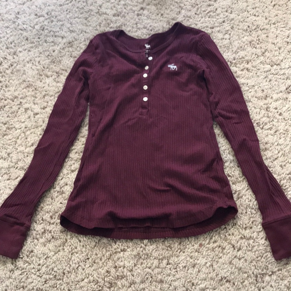 Burgundy long sleeve